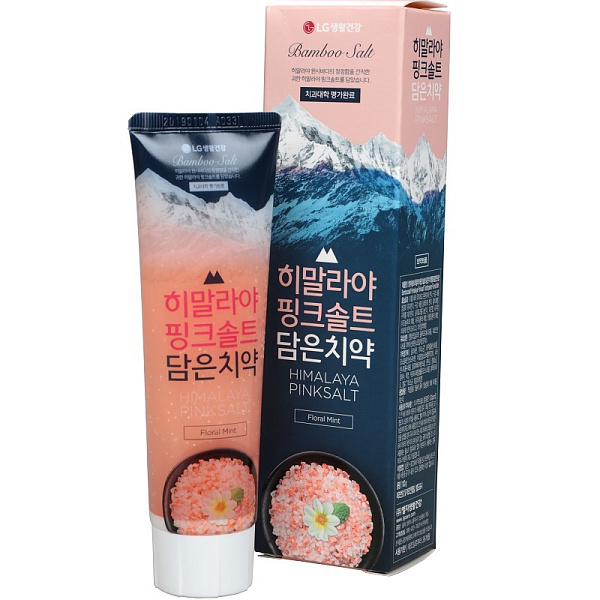 PERIOE Зубная паста с розовой гималайской солью Himalaya Pink Salt Ice Floral Mint, 100 г (018080 ) №1